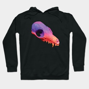 Sunset Fox Skull Hoodie